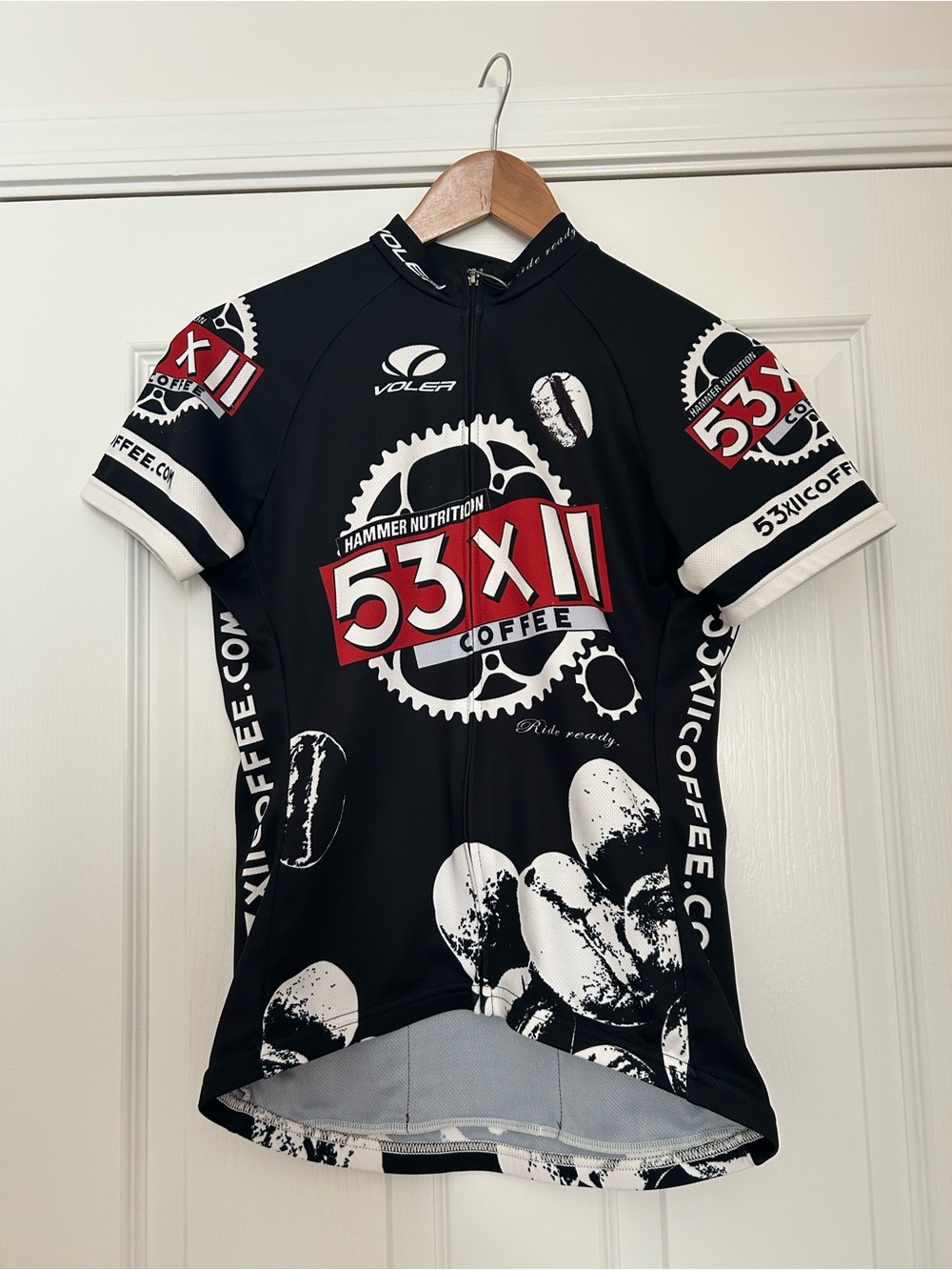 Voler 53x11 Black Short Sleeve Cycling Jersey